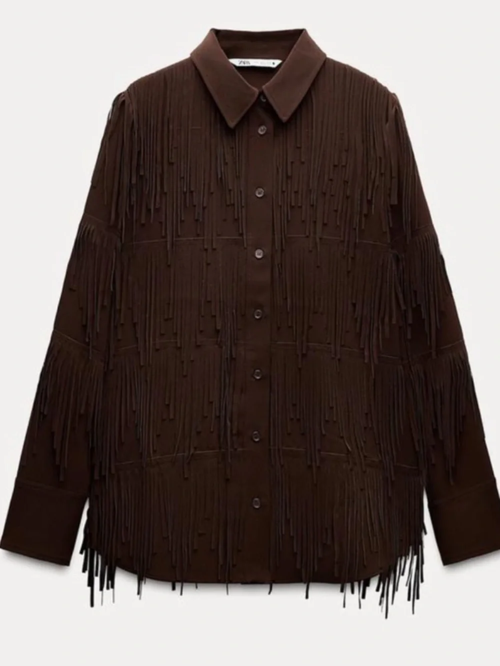 NWT ZARA BOHO FRINGE JACKET - Picture 3 of 9